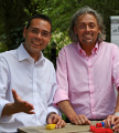Die Trainer Marc Weitzmann und Bernhard Patter